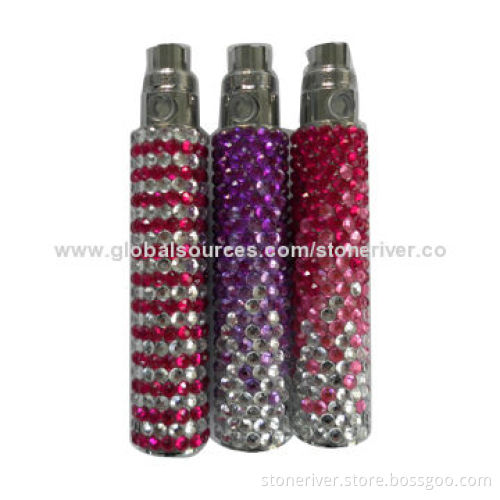 Ladies' E-cigarette Batteries with Factory Price, OEM Orders Welcomed